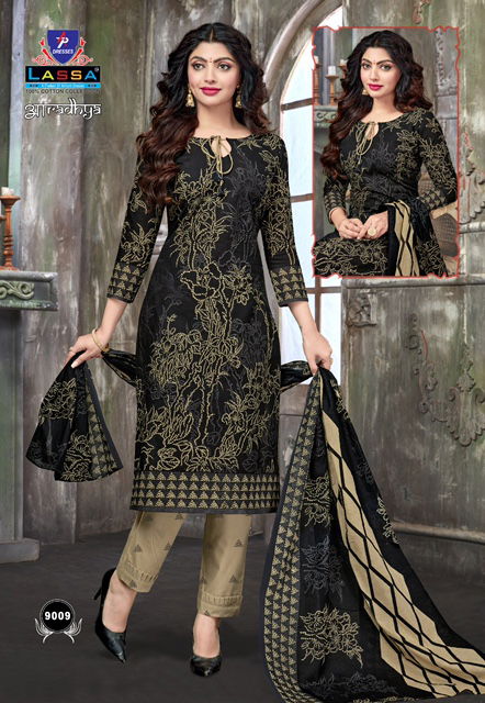 Arihant Lassa Aaradhya 9 Cotton Printed Regular Wear Dress Material Collection